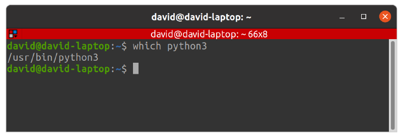 which python3 command
